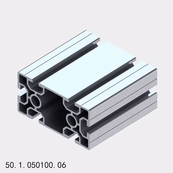 Profilé à fente en T d'extrusion d'aluminium pour cadre en aluminium