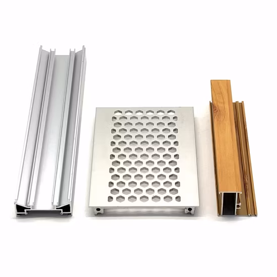 Profil d'extrusion d'aluminium de polissage chimique personnalisé 7075 de la Chine